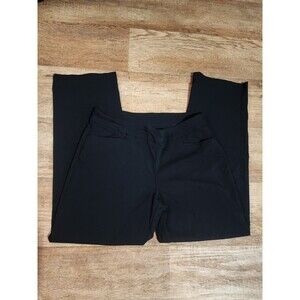 Time and Tru Women's Black  Dress Pants Size Large 12-14 Average Rayon Nylon